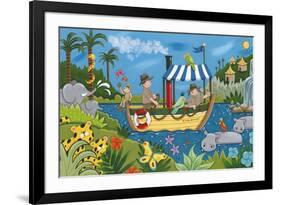 River Adventures-Sophie Harding-Framed Art Print