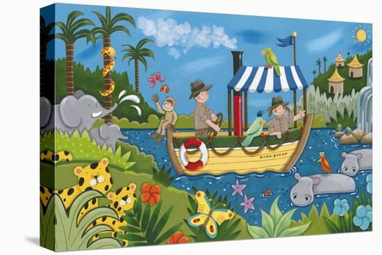 River Adventures-Sophie Harding-Stretched Canvas