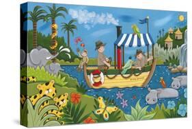 River Adventures-Sophie Harding-Stretched Canvas