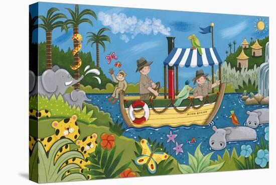 River Adventures-Sophie Harding-Stretched Canvas