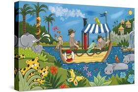 River Adventures-Sophie Harding-Stretched Canvas