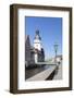 River Alb and Town Hall, Ettlingen, Baden-Wurttemberg, Germany-Markus Lange-Framed Photographic Print