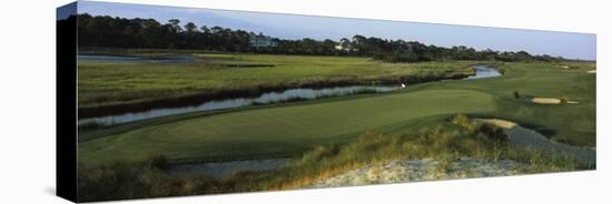 River and a Golf Course, Ocean Course, Kiawah Island Golf Resort, Kiawah Island-null-Stretched Canvas