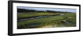 River and a Golf Course, Ocean Course, Kiawah Island Golf Resort, Kiawah Island-null-Framed Photographic Print