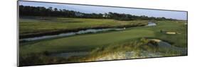 River and a Golf Course, Ocean Course, Kiawah Island Golf Resort, Kiawah Island-null-Mounted Photographic Print