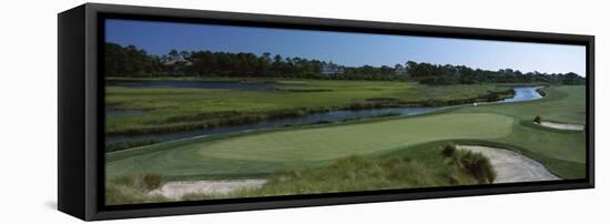 River and a Golf Course, Ocean Course, Kiawah Island Golf Resort, Kiawah Island-null-Framed Stretched Canvas