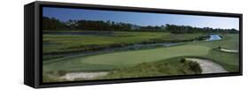 River and a Golf Course, Ocean Course, Kiawah Island Golf Resort, Kiawah Island-null-Framed Stretched Canvas