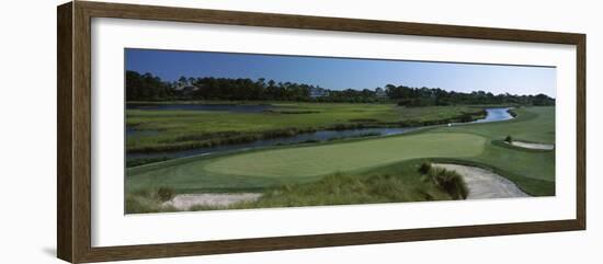 River and a Golf Course, Ocean Course, Kiawah Island Golf Resort, Kiawah Island-null-Framed Photographic Print