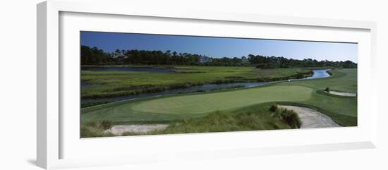 River and a Golf Course, Ocean Course, Kiawah Island Golf Resort, Kiawah Island-null-Framed Photographic Print