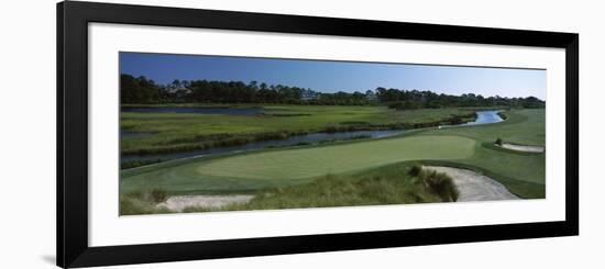 River and a Golf Course, Ocean Course, Kiawah Island Golf Resort, Kiawah Island-null-Framed Photographic Print