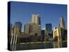 River and City Skyline of Dallas, Texas, United States of America, North America-Rennie Christopher-Stretched Canvas