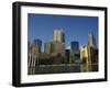 River and City Skyline of Dallas, Texas, United States of America, North America-Rennie Christopher-Framed Photographic Print