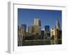 River and City Skyline of Dallas, Texas, United States of America, North America-Rennie Christopher-Framed Photographic Print