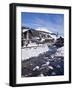 River and Village Church Lech, Near St. Anton Am Arlberg in Winter Snow, Austrian Alps-Peter Barritt-Framed Photographic Print