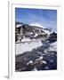 River and Village Church Lech, Near St. Anton Am Arlberg in Winter Snow, Austrian Alps-Peter Barritt-Framed Photographic Print