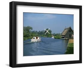 River Ant with How Hill Broadman's Mill, Norfolk Broads, Norfolk, England, United Kingdom, Europe-Harding Robert-Framed Photographic Print