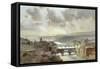 River Arno, Florence-Trevor Chamberlain-Framed Stretched Canvas