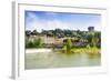 River Arno, Tower of San Niccolo, Firenze, Tuscany, Italy-Nico Tondini-Framed Photographic Print