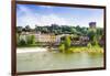 River Arno, Tower of San Niccolo, Firenze, Tuscany, Italy-Nico Tondini-Framed Photographic Print