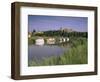 River Arun and Castle, Arundel, West Sussex, England, United Kingdom-John Miller-Framed Photographic Print