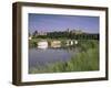 River Arun and Castle, Arundel, West Sussex, England, United Kingdom-John Miller-Framed Photographic Print