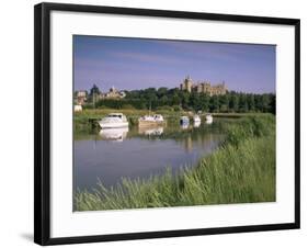 River Arun and Castle, Arundel, West Sussex, England, United Kingdom-John Miller-Framed Photographic Print