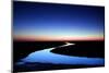 River at Sunrise, Hallig Hooge, Germany, April 2009-Novák-Mounted Photographic Print