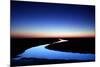 River at Sunrise, Hallig Hooge, Germany, April 2009-Novák-Mounted Photographic Print