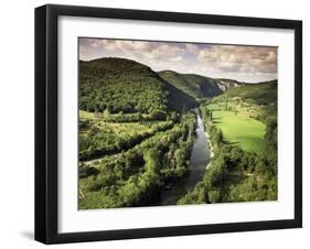 River Aveyron Near St. Antonin Noble Val, Midi Pyrenees, France-Michael Busselle-Framed Photographic Print