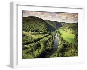 River Aveyron Near St. Antonin Noble Val, Midi Pyrenees, France-Michael Busselle-Framed Photographic Print