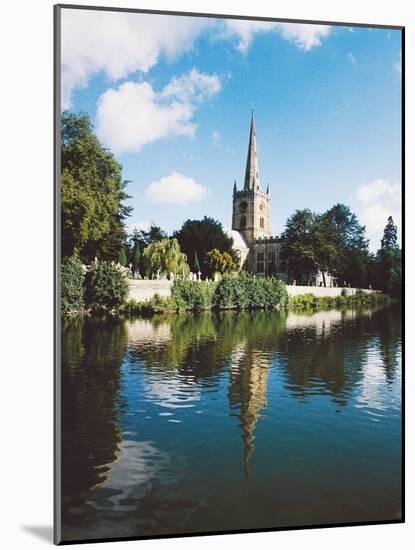 River Avon and Holy Trinity Church-null-Mounted Giclee Print