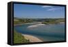 River Avon Bigbury estuary-Charles Bowman-Framed Stretched Canvas