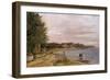 River Bank at Emilliekilde-Christen Schjellerup Kobke-Framed Giclee Print