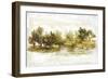 River Bank Bend-Art Licensing Studio-Framed Giclee Print