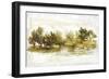 River Bank Bend-Art Licensing Studio-Framed Giclee Print