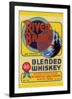 River Bank Blended Whiskey-null-Framed Art Print