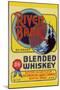 River Bank Blended Whiskey-null-Mounted Art Print