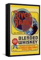 River Bank Blended Whiskey-null-Framed Stretched Canvas