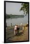 River Bank of Perfume River, Hue, Thua Thien Hue Province, Vietnam, Indochina, Southeast Asia, Asia-Nathalie Cuvelier-Framed Premium Photographic Print