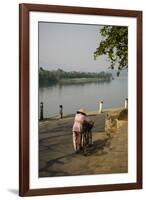 River Bank of Perfume River, Hue, Thua Thien Hue Province, Vietnam, Indochina, Southeast Asia, Asia-Nathalie Cuvelier-Framed Photographic Print