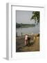 River Bank of Perfume River, Hue, Thua Thien Hue Province, Vietnam, Indochina, Southeast Asia, Asia-Nathalie Cuvelier-Framed Photographic Print