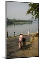 River Bank of Perfume River, Hue, Thua Thien Hue Province, Vietnam, Indochina, Southeast Asia, Asia-Nathalie Cuvelier-Mounted Photographic Print