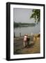 River Bank of Perfume River, Hue, Thua Thien Hue Province, Vietnam, Indochina, Southeast Asia, Asia-Nathalie Cuvelier-Framed Photographic Print