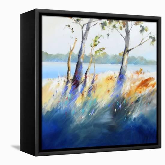 River Bank Shadows-Craig Trewin Penny-Framed Stretched Canvas