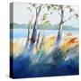 River Bank Shadows-Craig Trewin Penny-Stretched Canvas