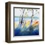 River Bank Shadows-Craig Trewin Penny-Framed Art Print