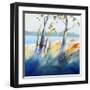 River Bank Shadows-Craig Trewin Penny-Framed Art Print