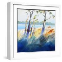 River Bank Shadows-Craig Trewin Penny-Framed Art Print