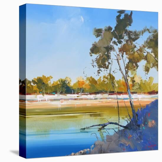 River Bank-Craig Trewin Penny-Stretched Canvas