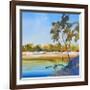 River Bank-Craig Trewin Penny-Framed Art Print